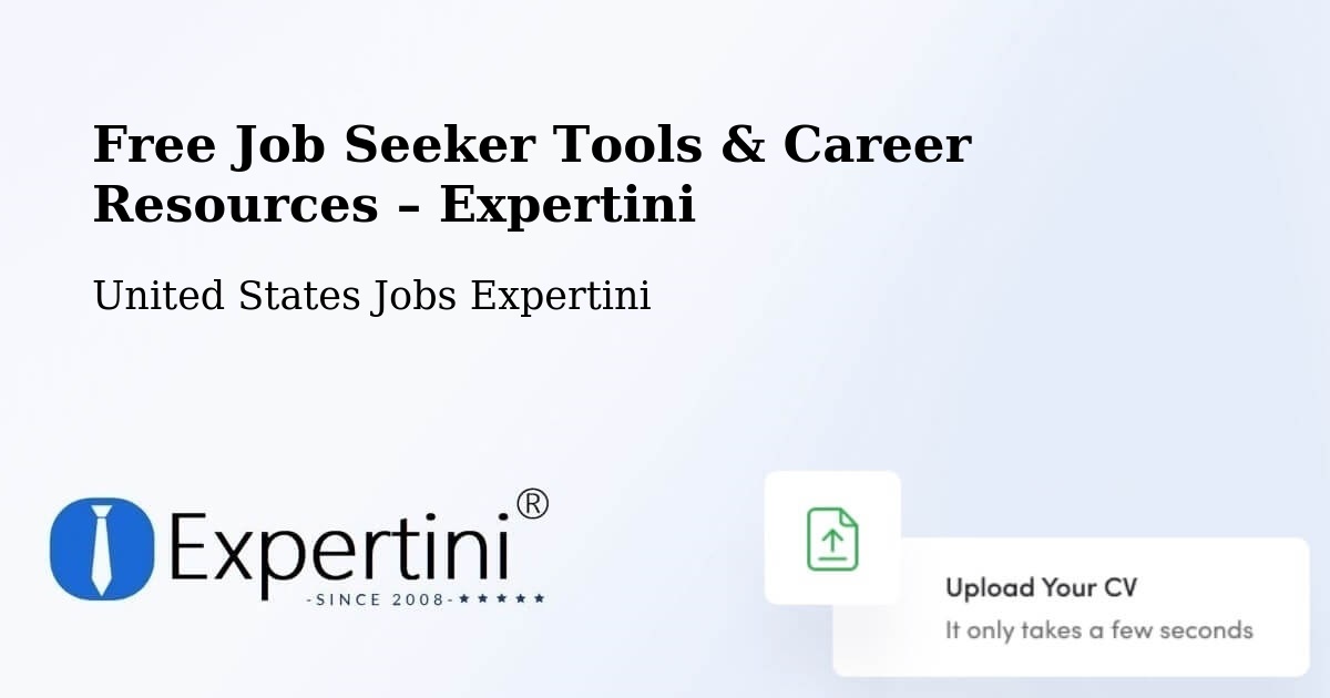 Free Job Seeker Tools & Career Resources – Paulding - Paulding, United States Jobs Expertini