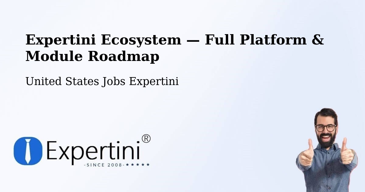 Expertini Ecosystem — Full Platform & Module Roadmap – Paulding
